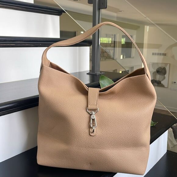 Vegan leather hobo bag - Picture 1 of 9